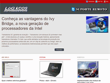 Tablet Screenshot of logicosinformatica.com.br